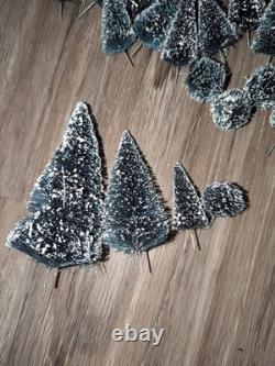 VTG Lot Lemax Christmas Village Landscape Mountain Backdrops & Platforms & Trees