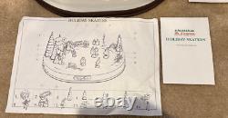 VTG Mr Christmas Holiday Skaters 1995 Victorian Ice Rink Complete WithBox