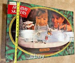 VTG Mr Christmas Holiday Skaters 1995 Victorian Ice Rink Complete WithBox
