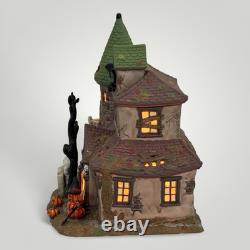VTG O'Well Halloween Village Haunted Complete 2 Lit Houses 6 Poly Figures More