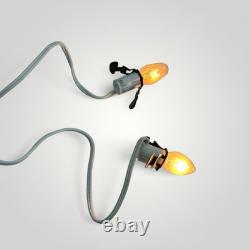 VTG O'Well Halloween Village Haunted Complete 2 Lit Houses 6 Poly Figures More