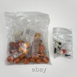 VTG O'Well Halloween Village Haunted Complete 2 Lit Houses 6 Poly Figures More