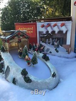 Village collectibles by Lemax, Mr Christmas and Dept 56