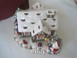 Villeroy & Boch Village Tea Light Santa's Decolights Children Birds House Trees