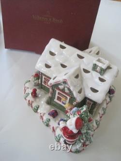 Villeroy & Boch Village Tea Light Santa's Decolights Children Birds House Trees