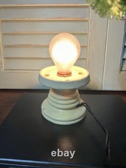 Vintage 1950's GloLite Feather Tabletop Lighted Christmas Tree Candles 18 READ