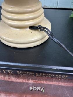 Vintage 1950's GloLite Feather Tabletop Lighted Christmas Tree Candles 18 READ