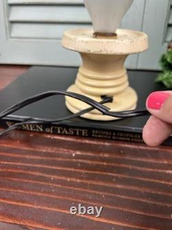 Vintage 1950's GloLite Feather Tabletop Lighted Christmas Tree Candles 18 READ