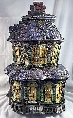 Vintage 1979 Nowell's Molds Glowing Victorian Haunted House Rare 1970s Halloween