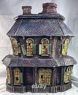 Vintage 1979 Nowell's Molds Glowing Victorian Haunted House Rare 1970s Halloween