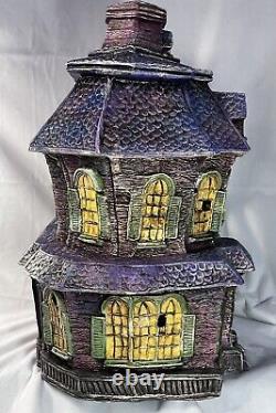 Vintage 1979 Nowell's Molds Glowing Victorian Haunted House Rare 1970s Halloween