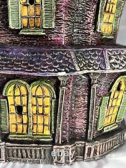 Vintage 1979 Nowell's Molds Glowing Victorian Haunted House Rare 1970s Halloween