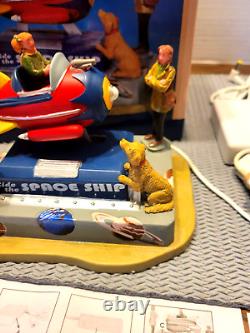 Vintage 2011 Rare Lemax Ride the Space Ship Carnival Accessory #14341 With Box