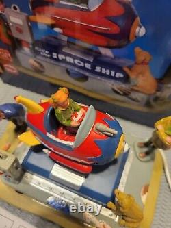 Vintage 2011 Rare Lemax Ride the Space Ship Carnival Accessory #14341 With Box