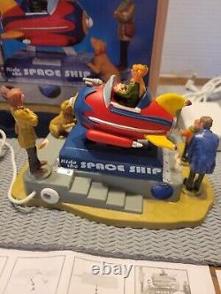 Vintage 2011 Rare Lemax Ride the Space Ship Carnival Accessory #14341 With Box