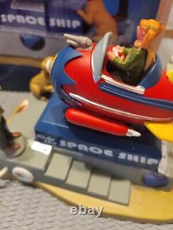 Vintage 2011 Rare Lemax Ride the Space Ship Carnival Accessory #14341 With Box