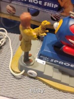 Vintage 2011 Rare Lemax Ride the Space Ship Carnival Accessory #14341 With Box