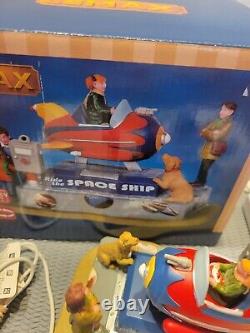 Vintage 2011 Rare Lemax Ride the Space Ship Carnival Accessory #14341 With Box