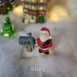 Vintage 21 Piece Christmas Village Lotus International Rare