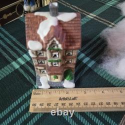 Vintage 21 Piece Christmas Village Lotus International Rare