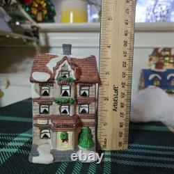 Vintage 21 Piece Christmas Village Lotus International Rare