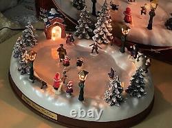 Vintage Collectible Ye Old Skating Pond Happy Winter Holiday