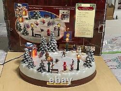 Vintage Collectible Ye Old Skating Pond Happy Winter Holiday