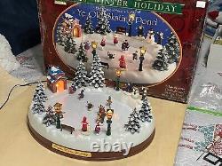 Vintage Collectible Ye Old Skating Pond Happy Winter Holiday