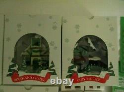 Vintage DEPT 56 Hide A Way Hollow Christmas Village 5 Houses 11 Figures 6 1989