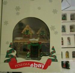 Vintage DEPT 56 Hide A Way Hollow Christmas Village 5 Houses 11 Figures 6 1989