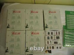 Vintage DEPT 56 Hide A Way Hollow Christmas Village 5 Houses 11 Figures 6 1989