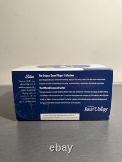 Vintage Dept 56 Snow Village 1998 Uptown Ford Motors 54941 Set Of 3 Used