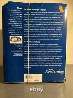 Vintage Dept 56 Snow Village 1998 Uptown Ford Motors 54941 Set Of 3 Used
