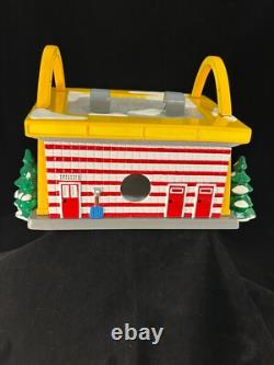 Vintage Dept 56 Snow Village #54914 Hand Painted McDonalds Hamburger Stand 1997