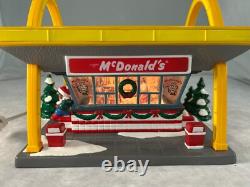 Vintage Dept 56 Snow Village #54914 Hand Painted McDonalds Hamburger Stand 1997