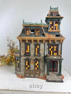 Vintage Dept. 56 Snow Village Mordecai Mansion Halloween 4025337 RETiRED