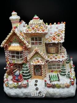 Vintage Fiber Optic Gingerbread House Sam's Club Christmas Holiday Collection