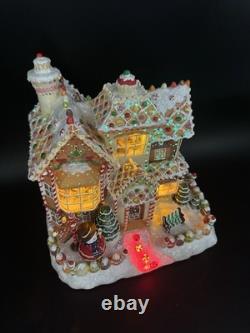Vintage Fiber Optic Gingerbread House Sam's Club Christmas Holiday Collection