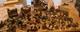 Vintage HUGE Town Christmas Village Lot Houses People Animals Accessories WOW