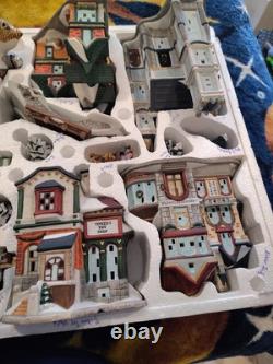 Vintage Kirkland Signature 40-Piece Lighted Victorian Village
