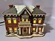 Vintage Lefton Colonial Christmas Village Hospital House Lighted Porcelain 1993