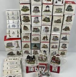 Vintage Liberty Falls Americana Collection Village Houses People All In Boxes