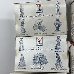 Vintage Liberty Falls Americana Collection Village Houses People All In Boxes