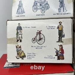 Vintage Liberty Falls Americana Collection Village Houses People All In Boxes