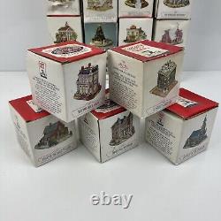 Vintage Liberty Falls Americana Collection Village Houses People All In Boxes