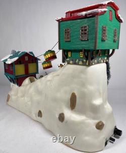 Vintage Mr Christmas Winter Wonderland Cable Car Ski Slope Animated Musical