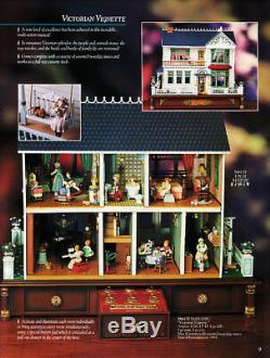 Vintage New in the Box Enesco Victorian Vignette Multi Action Lighted Dollhouse