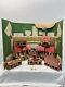 Vintage Tiny Town Cardboard 12 Building Set With Street Rare