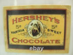 Vtg 1996 Amazze Hershey's Lighted Stained Glass The Chocolate Shoppe Town Ltd Ed