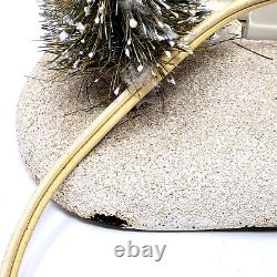 Vtg 50s Noma Lites Musical Light Up Christmas Church Works Plays Silent Night